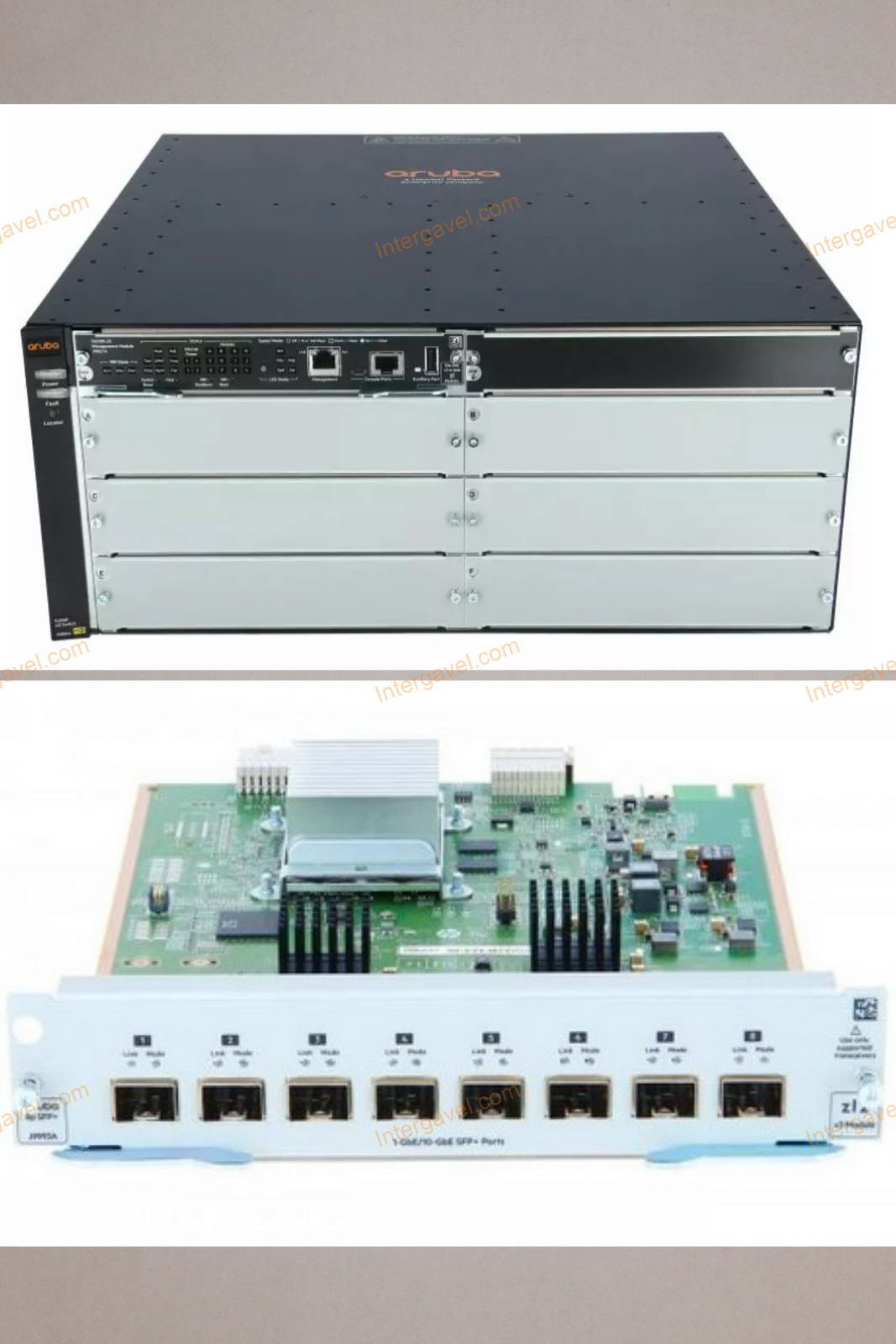 Switch és kártya - Aruba 5406R zl2 Switch; Aruba 8p 1G/10GbE SFP + v3 zl2 Mod