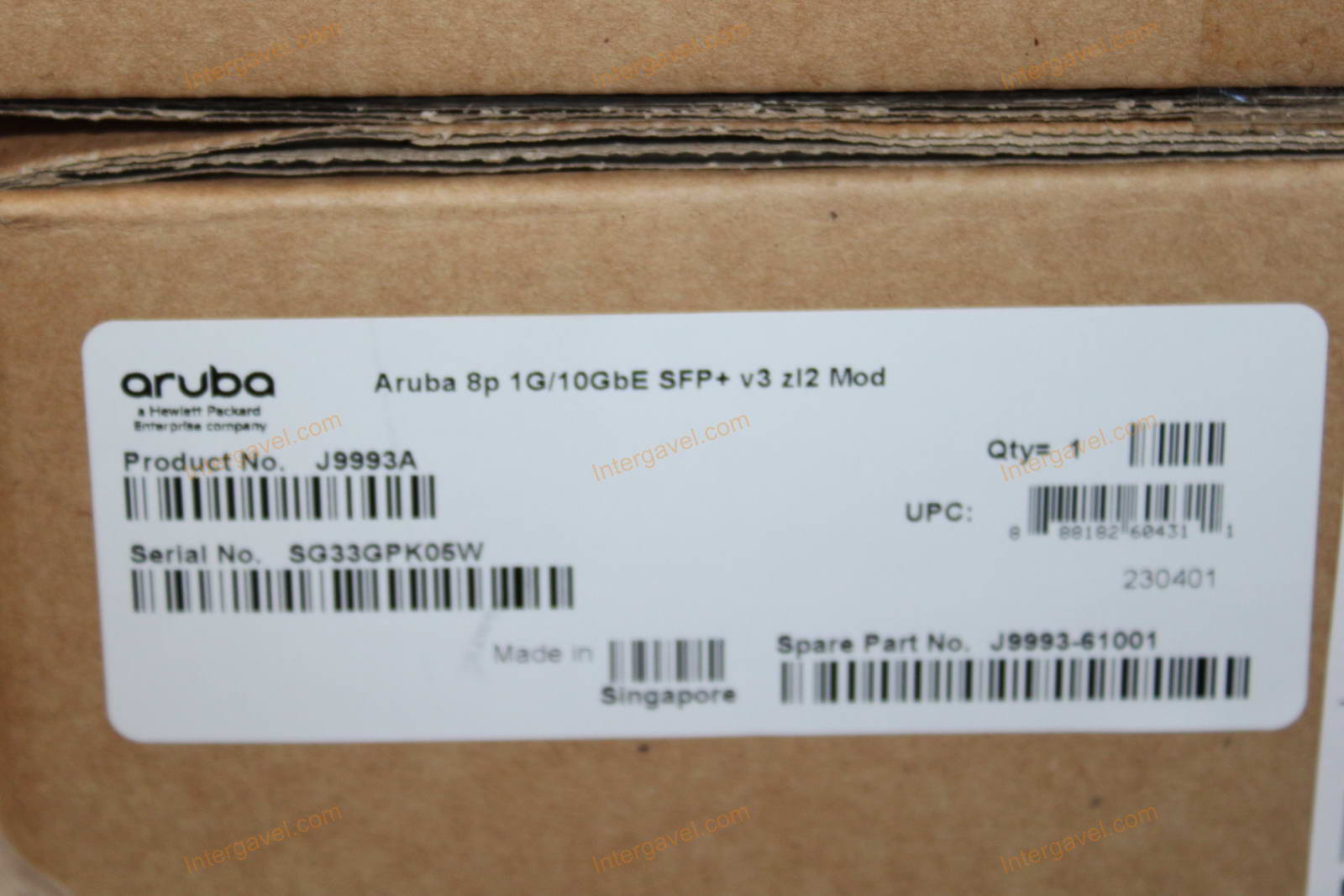 Switch és kártya - Aruba 5406R zl2 Switch; Aruba 8p 1G/10GbE SFP + v3 zl2 Mod 7